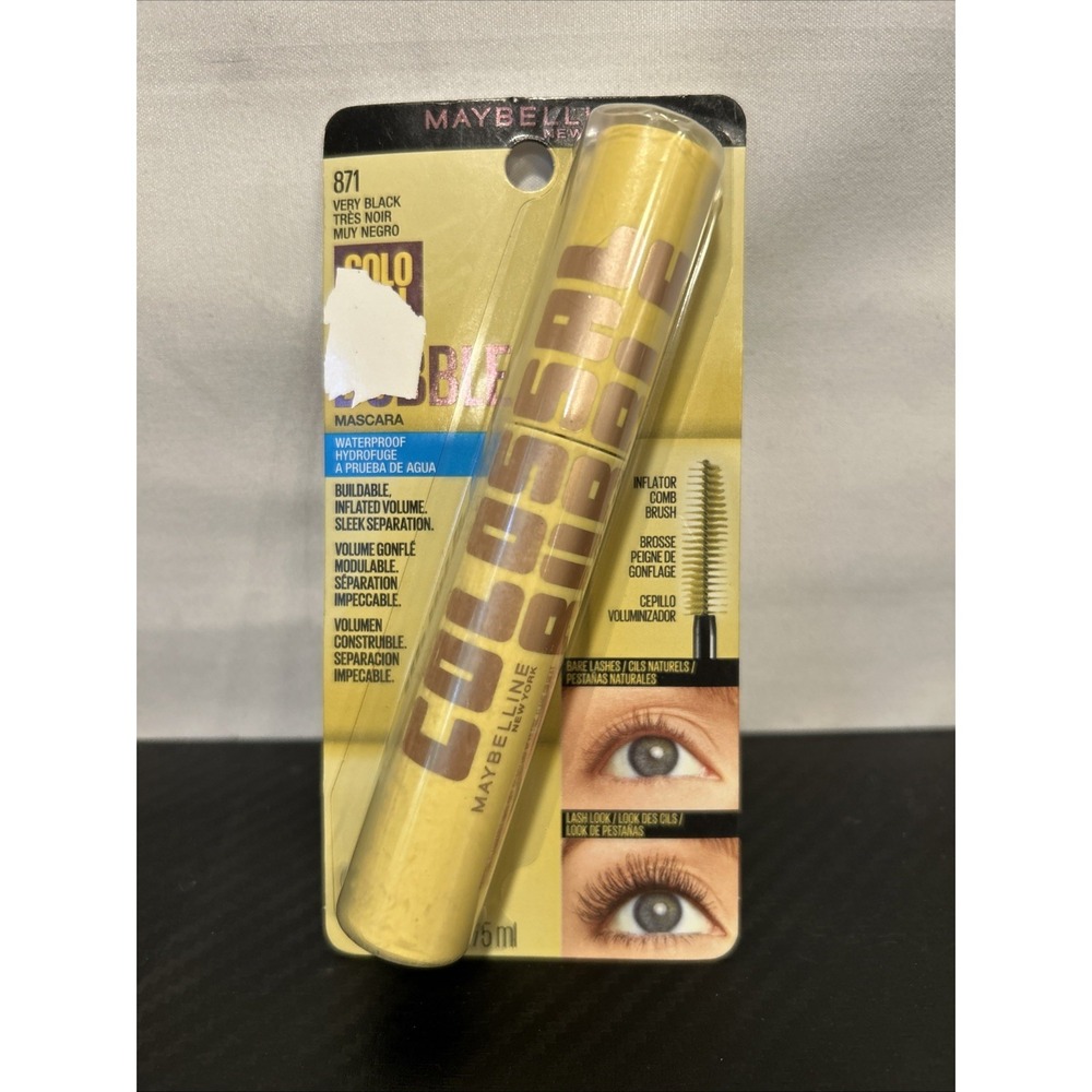 Maybelline Colossal Bubble Mascara Very Black #871 Waterproof